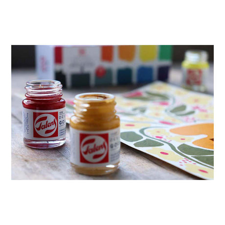 Set gouache extrafine Talens, flaconi da 10x16ml