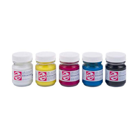 Set gouache extrafine Talens, flaconi da 5x50ml