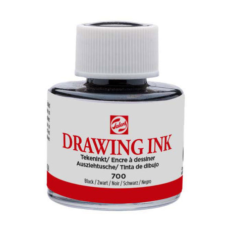 Inchiostro da disegno impermeabile Talens nero 11 ml
