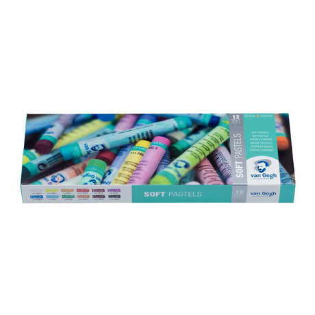 Set iniziale di pastelli morbidi Bruynzeel van Gogh con 12 colori