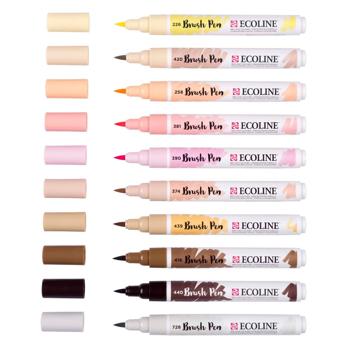 Set pennarelli Ecoline ritratto, 10 colori