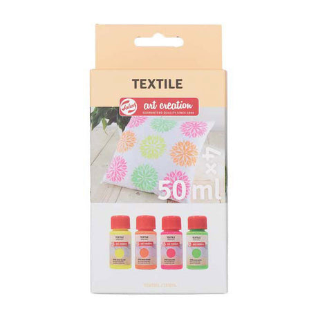 Vernice per tessuti Talens Art Creation neon 4x50ml