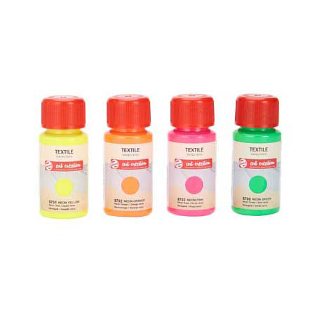 Vernice per tessuti Talens Art Creation neon 4x50ml