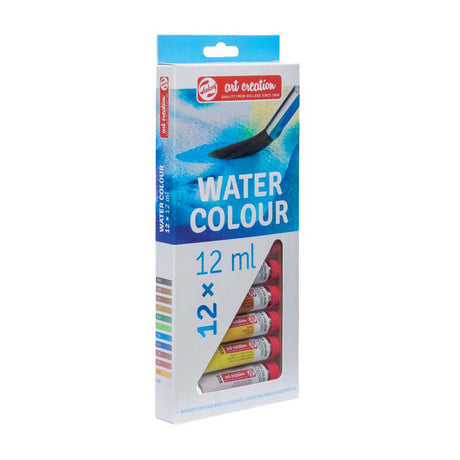 Set di colori ad acquerello per creazione artistica Talens 12x12ml