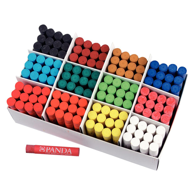 Pastelli a olio Panda Talens, 144 pz.