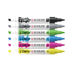 Set base pennarelli Talens ecoline duotip, 6 pz.