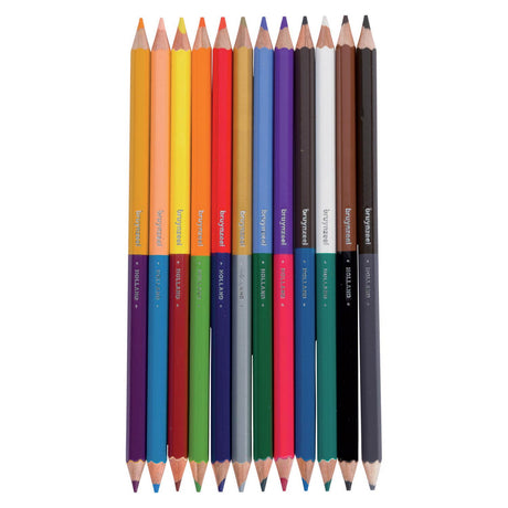 Matite colorate Bruynzeel Kids a doppia punta, 12 pz.