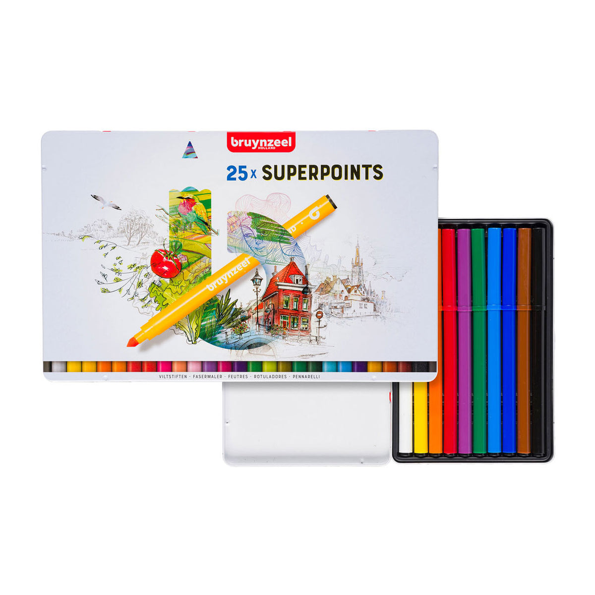 Pennarelli Bruynzeel Super Point, 25 pz.