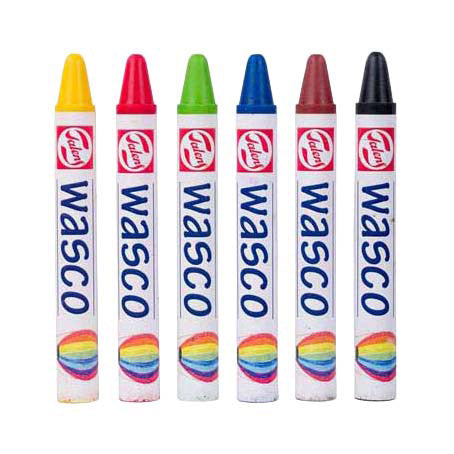 Set pastelli a cera Wasco Talens - 6 colori