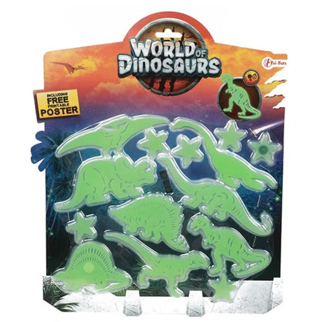Toi-toys World of Dinosaurs Glow in the Dark Dinos