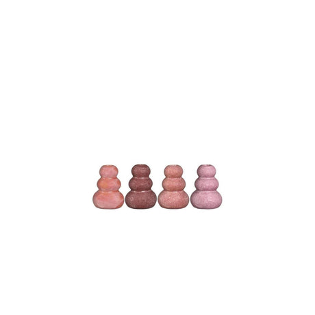 Vaso di ciottoli Ideas 4 stagioni h9.5xã˜7cm rosa 4 colori ass