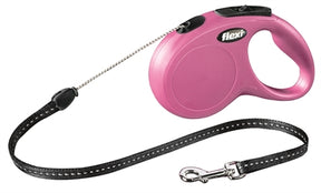 Cordone classico della linea retrattile Flexi rosa