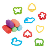 Set impasto scultoreo Toi-toys 12x argilla 40gr + 8x stampo in astuccio