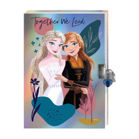 Diario Disney Frozen 2 con lucchetto, penne magiche e adesivi
