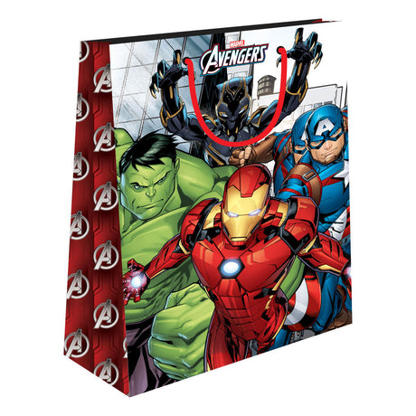 Busta regalo in carta Avengers 18x23x11 cm