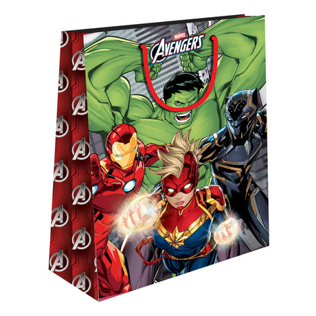 Busta regalo in carta Avengers 18x23x11 cm