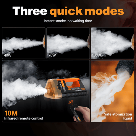 Macchina del fumo portatile Lensgo Smoke Master Pro