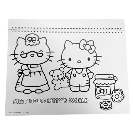 Ty hello kit schetsboek a4 spiraal - 40 vellen met stickers