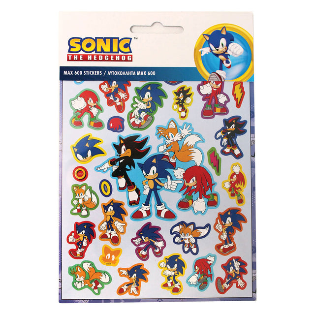 Libro di adesivi Sonic - 600 adesivi