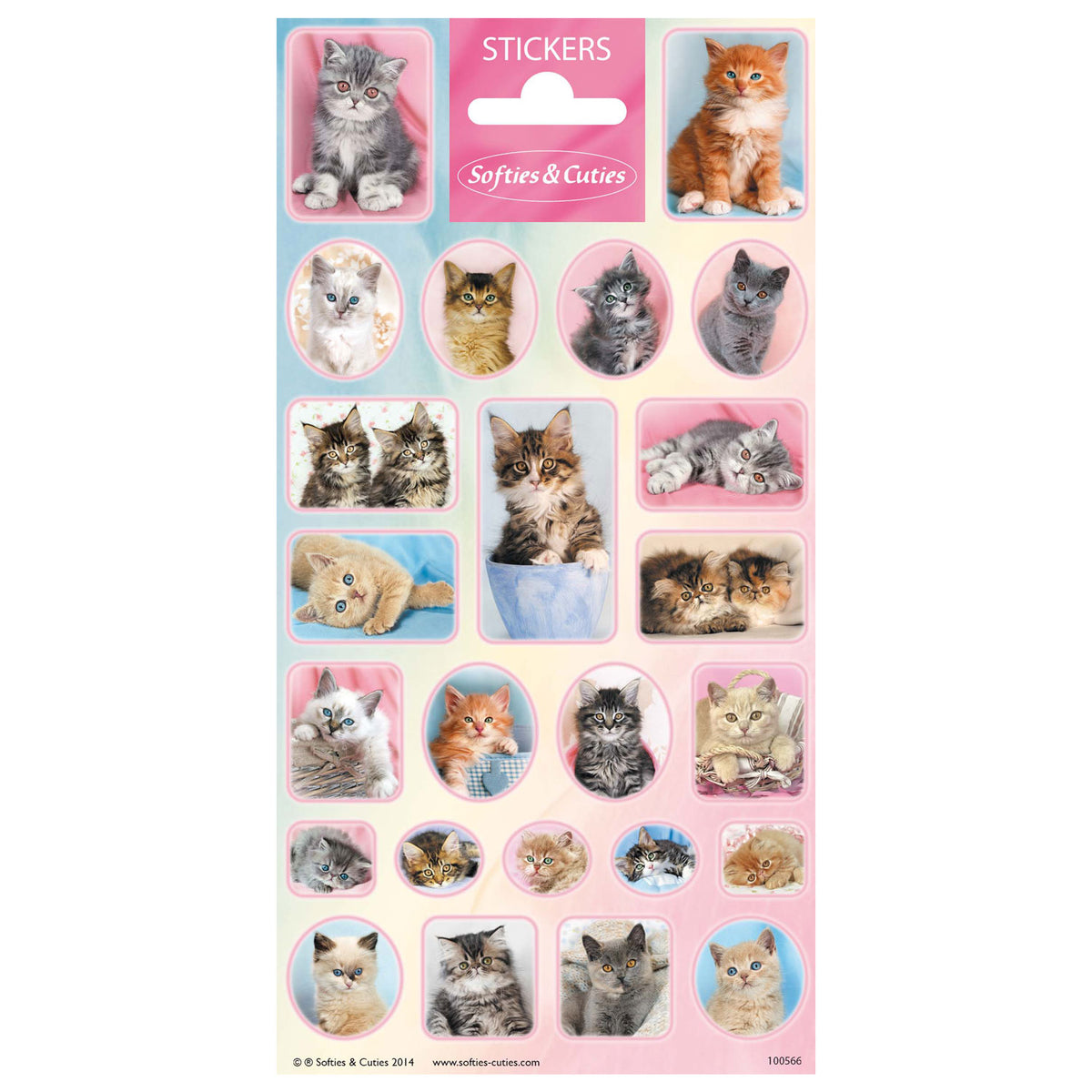 Foglio di adesivi Totum teneri gattini