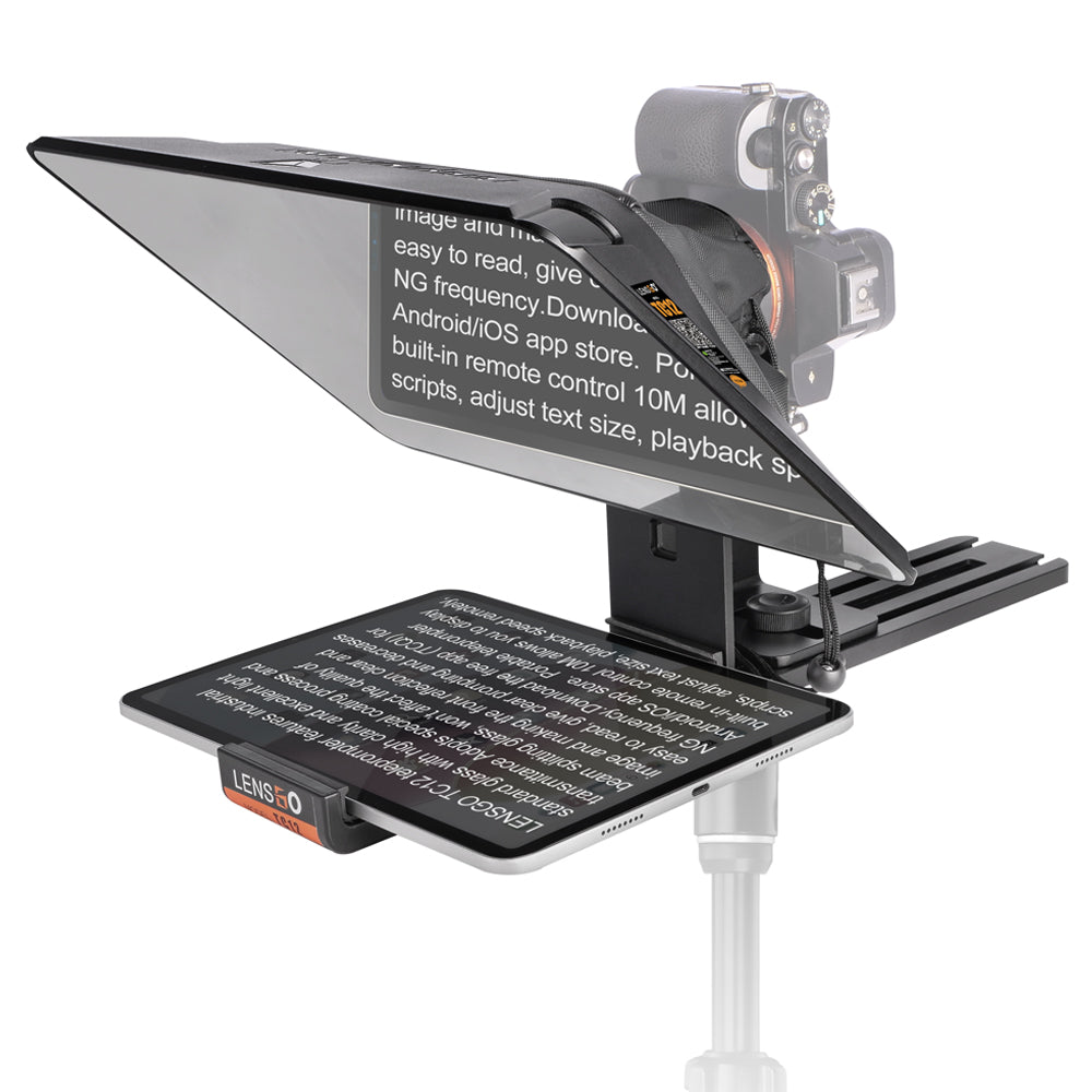 Teleprompter lensgo autocue tc12