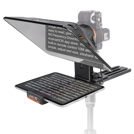 Teleprompter lensgo autocue tc12