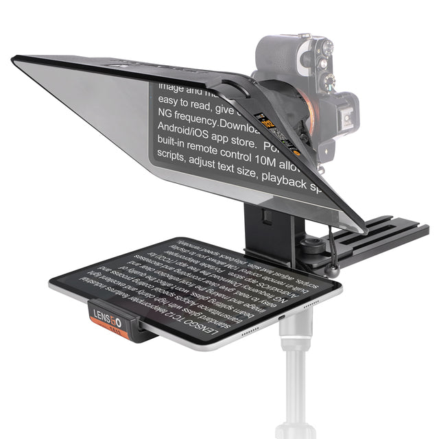 Teleprompter lensgo autocue tc12