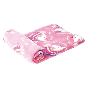 Unicorno coperta di pile