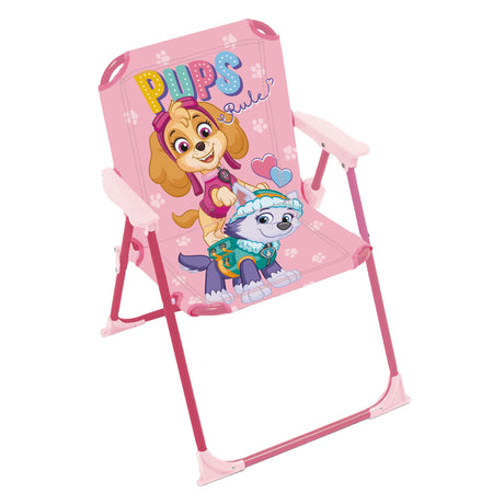 Sedia pieghevole per bambini Paw Patrol - rosa