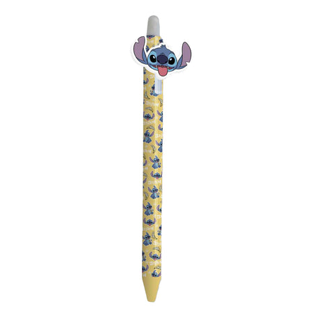 Penna gel cancellabile Disney con cucitura topper - gialla