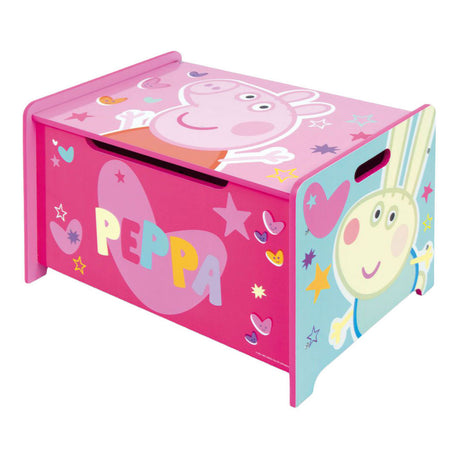 Scatola per giocattoli in legno Peppa Pig