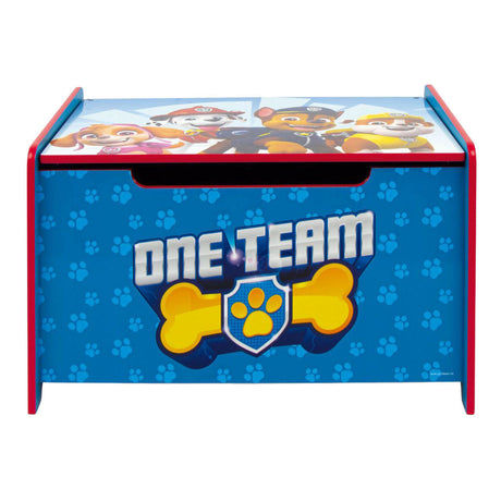 Scatola portagiochi in legno Paw Patrol