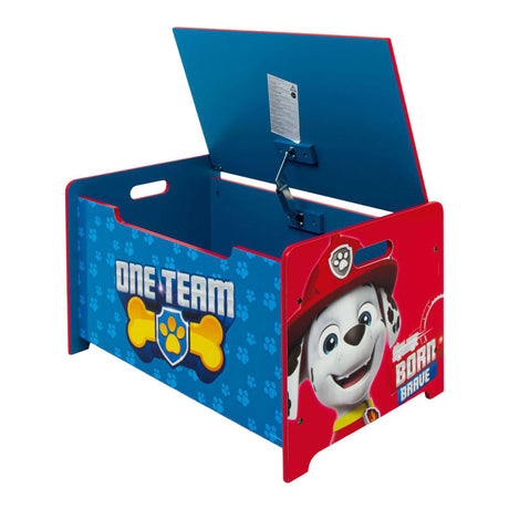 Scatola portagiochi in legno Paw Patrol