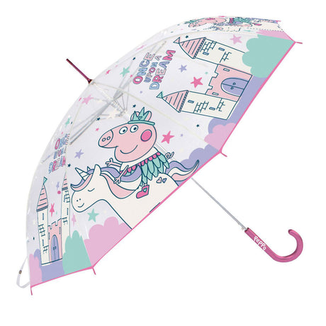 Ombrello trasparente Peppa Pig