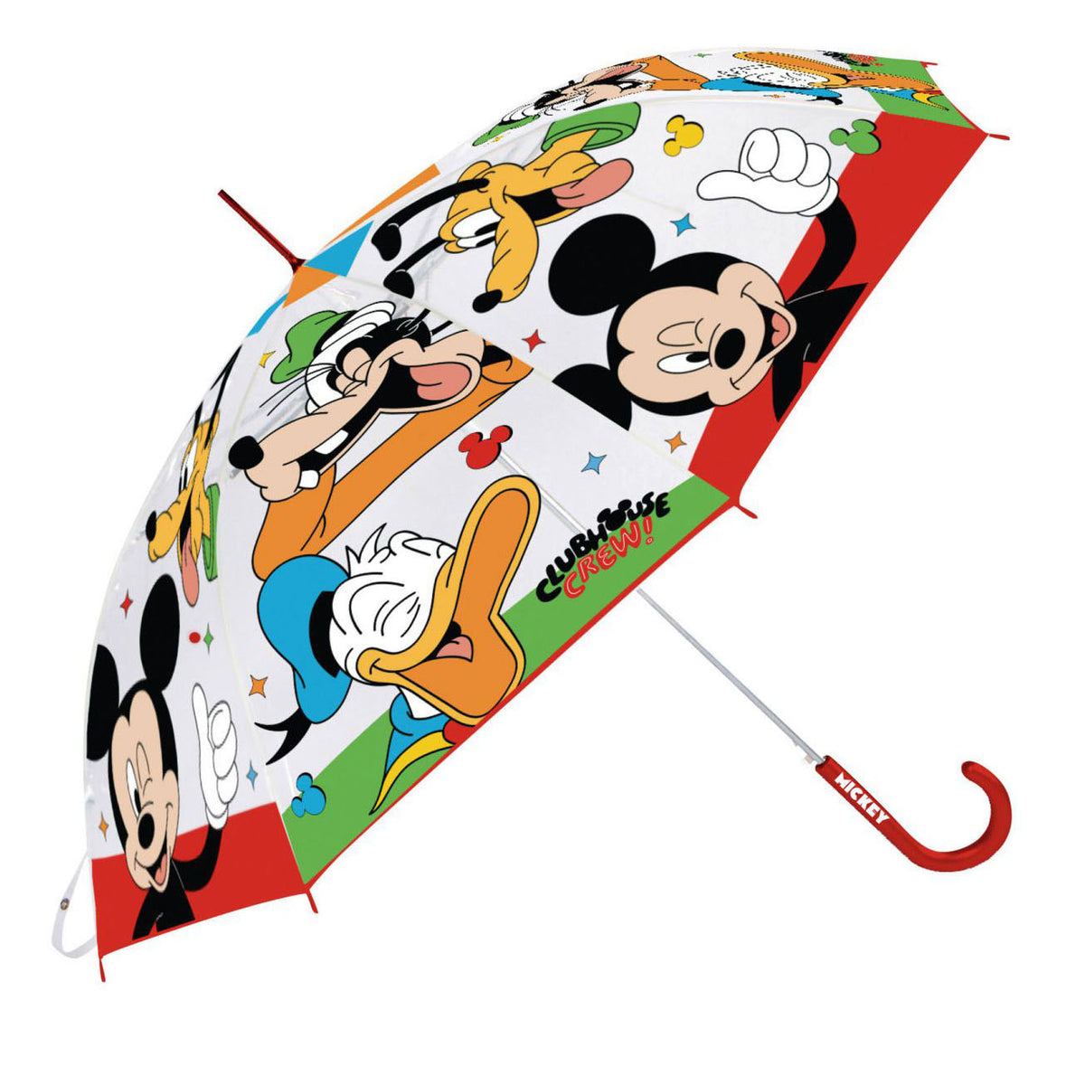 Ombrello trasparente di Topolino