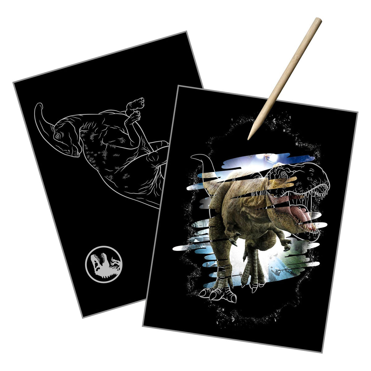 Fogli di graffi di Jurassic World