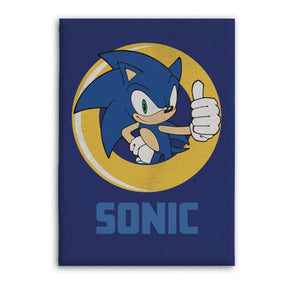 Coperta in pile Sonic, 100x140 cm