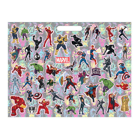 Blocco da disegno Avengers con adesivi e 3 pastelli, 40 fogli