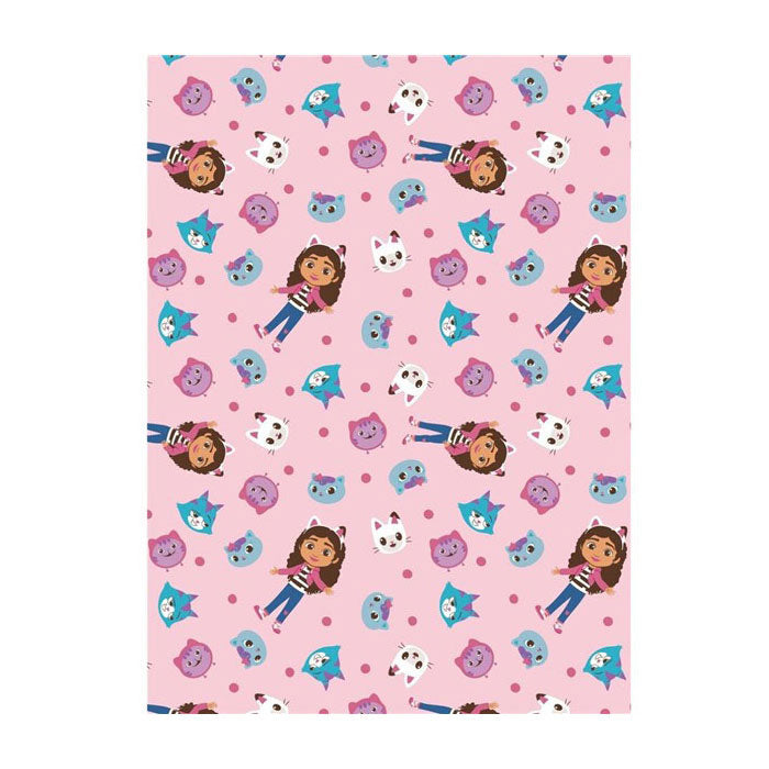 Coperta in flanella La casa delle bambole di Gabby, 110x1450 cm