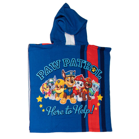 Poncho asciugamano Paw Patrol 55x110 cm