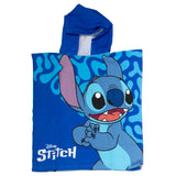 Puch asciugamano poncho punto blu 55x110 cm