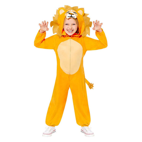 Costume da leone per bambini, tutina - 3-4 anni