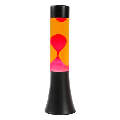 Lampada lava totale nero arancio rosso, 30 cm