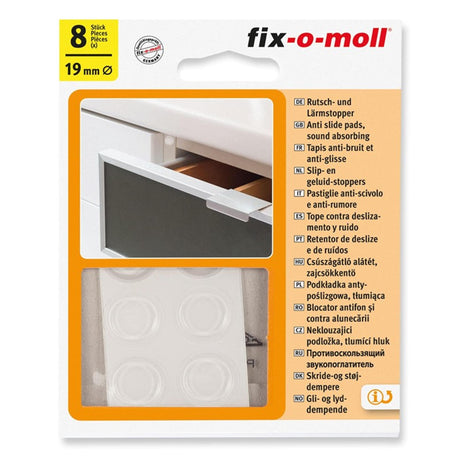 Slip e silenziatori Fix-o-moll ã˜19mm 8 pezzi in una confezione