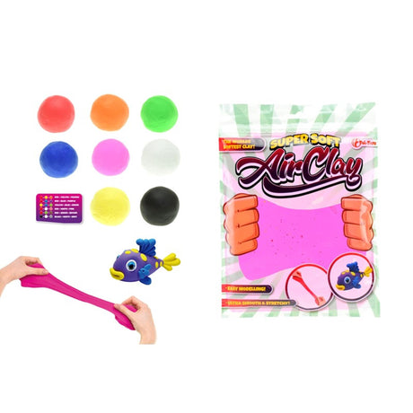 Toi-toys toi giocattoli super soft rimbalzante air-clay 60 grammi