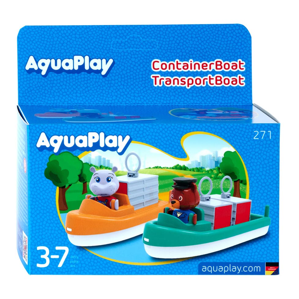 Aquaplay big - - barca per trasporto container - accessori per piste nautiche
