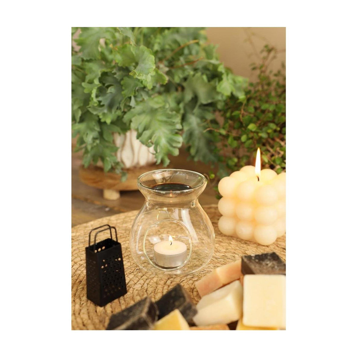 Mini grattugia Ideas 4 stagioni per cubetti ambrati 7,5x3,5x2,5 cm nero