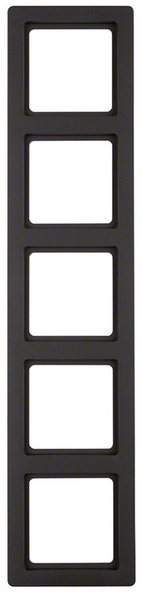Berker q1 cornice di copertura 5 volte antracite