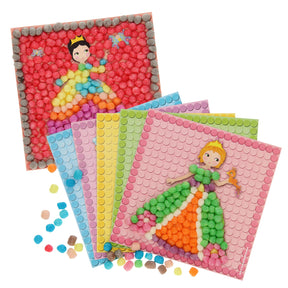 Le carte mosaico Playmais decorano la principessa
