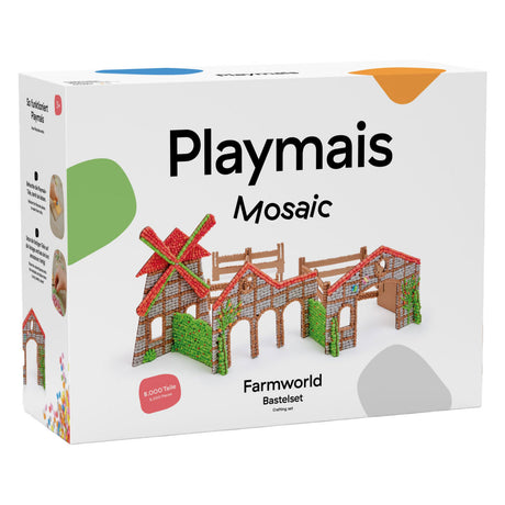 Set fattoria in mosaico Playmais - 8000 pezzi